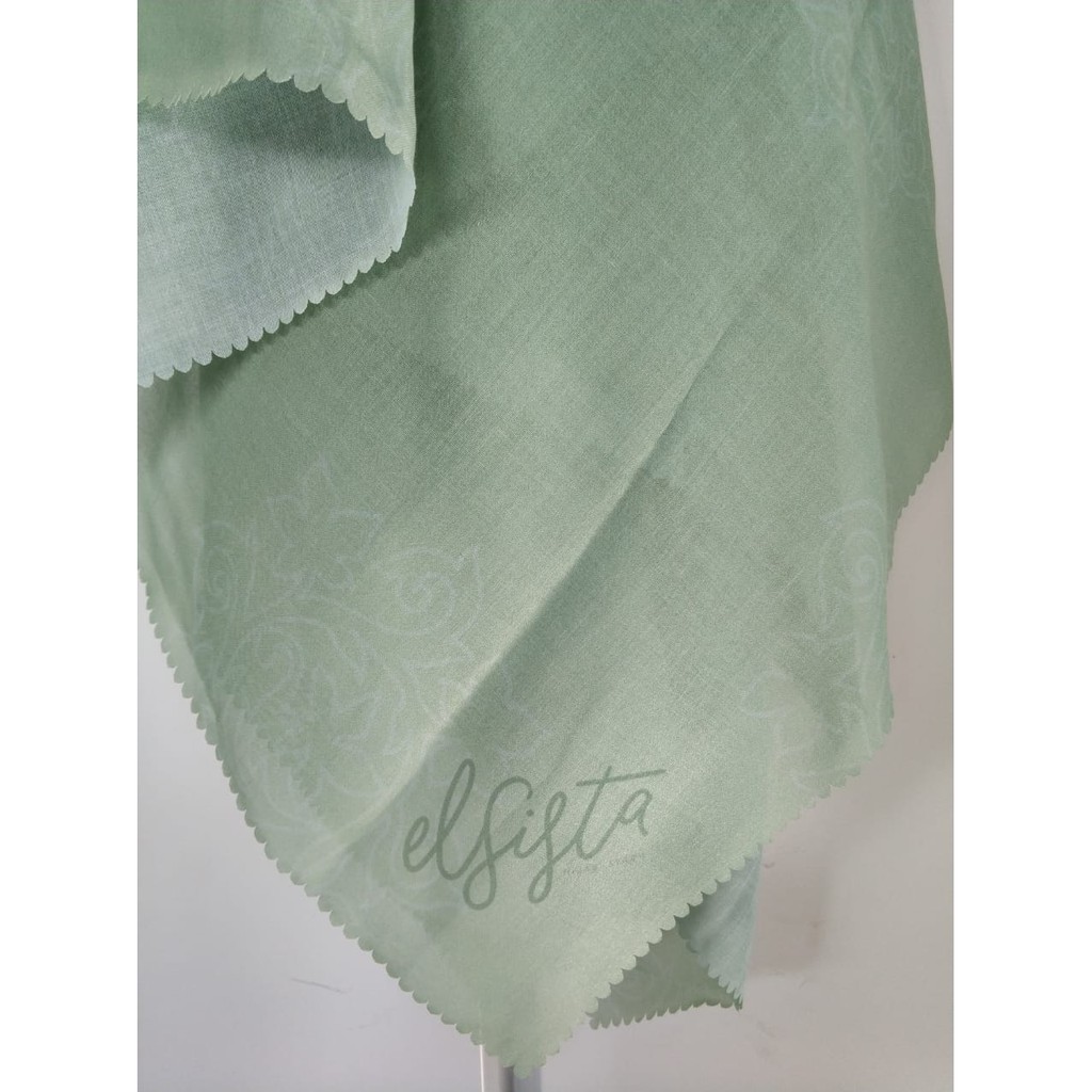 Hijab Voal Printing Laser Cut Jilbab Segi Empat Syari Motif SALAD