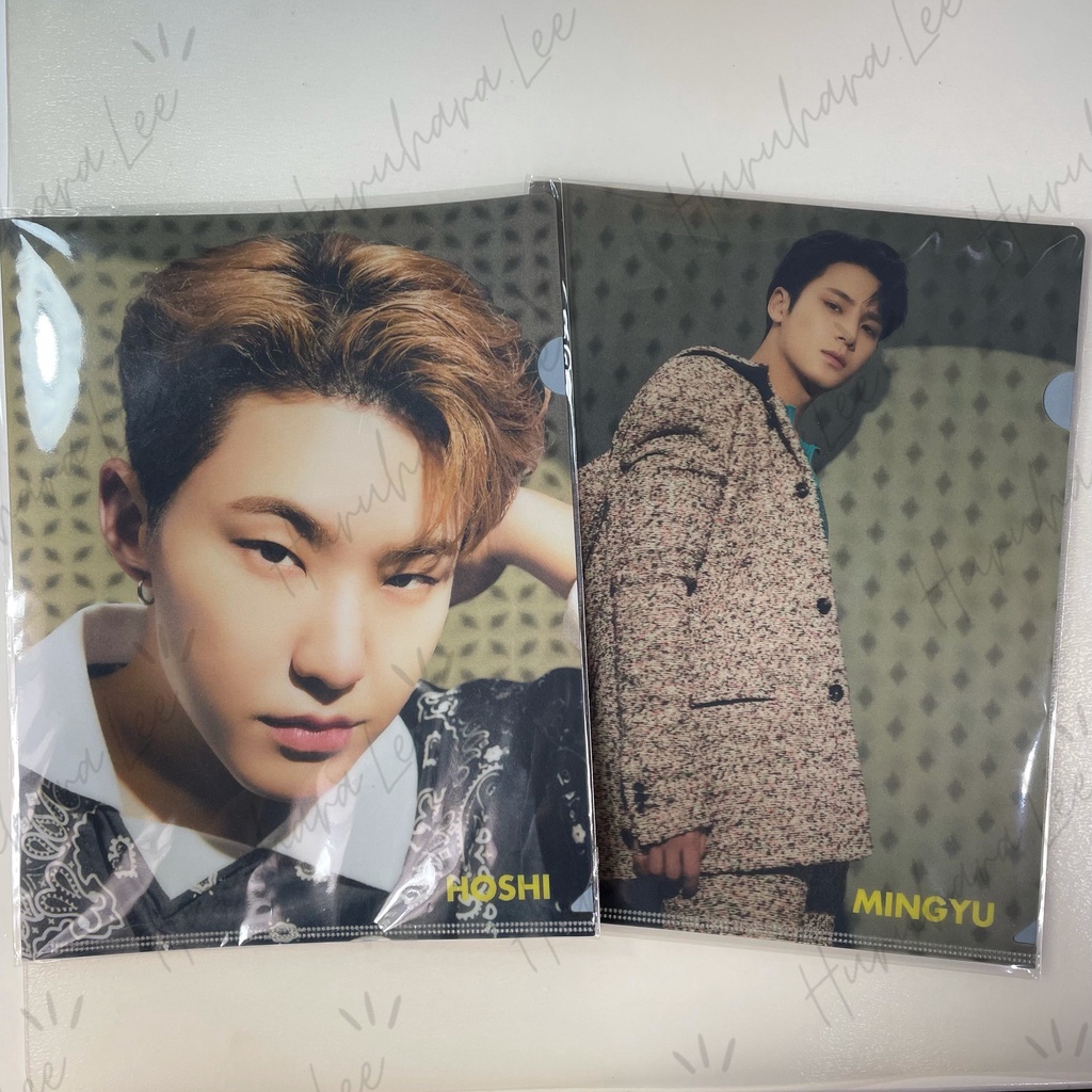 [READY STOCK] CLEAR HOLDER DICON MINGYU HOSHI MAGAZINE HOLO CLEARHOLDER SEVENTEEN