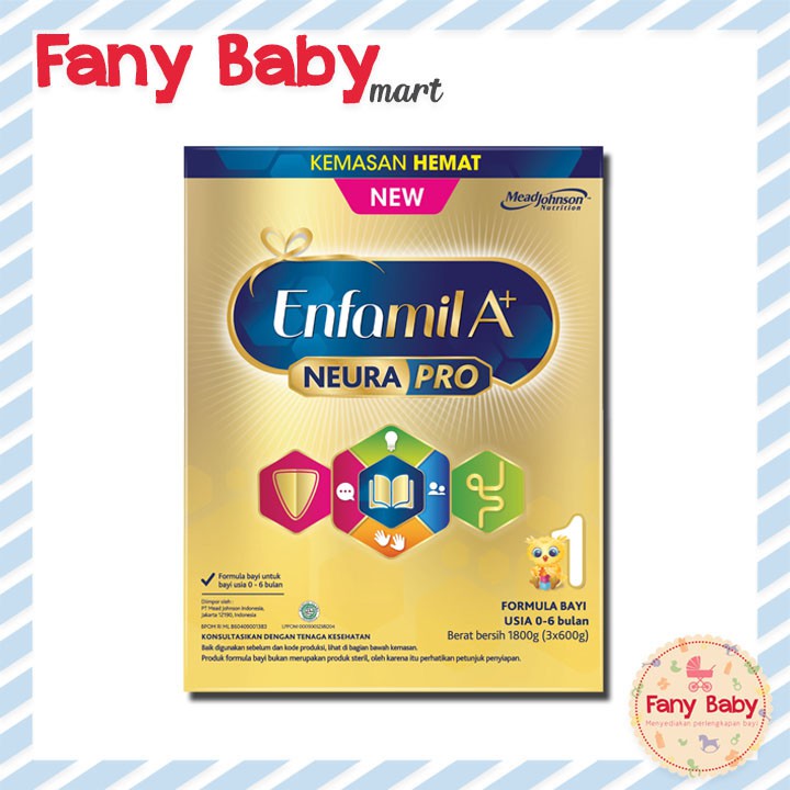 ENFAMIL A+ 1 / PLAIN - USIA 0-6 BULAN / 1800 GRAM