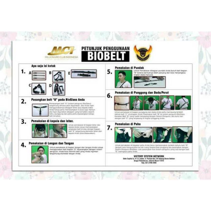 bioglass belt MCI untuk biomini bio 2+'2s diamond shape & bio X