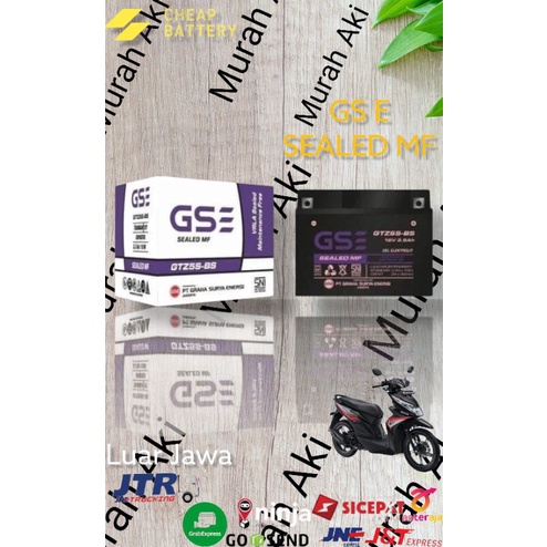 Aki Motor Honda Beat Pop Gtz5s GS E Aki Kering MF