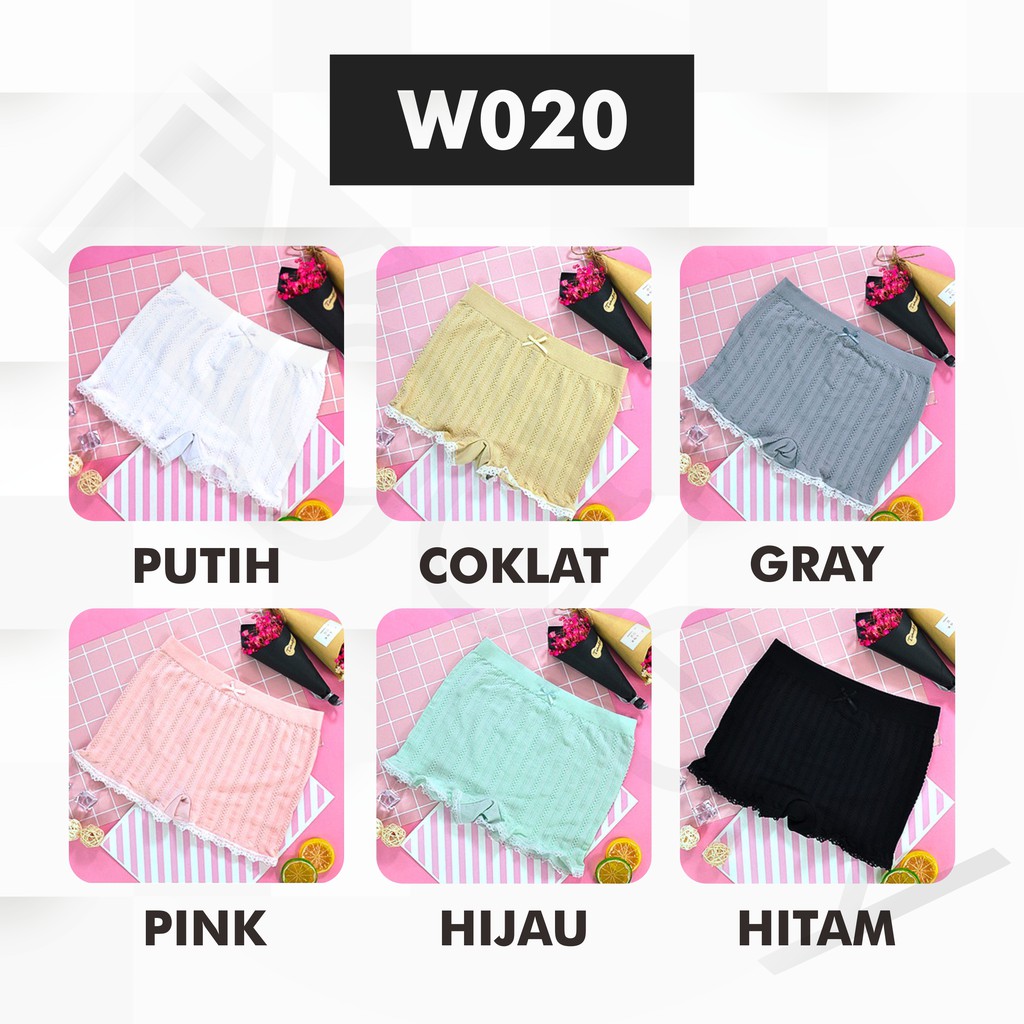 Swopply W020 Celana Short Wanita Hot Pants Underwear Dalaman Cewek