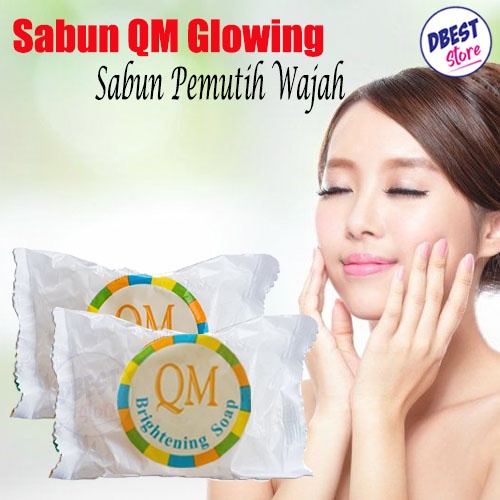 Sabun QM Lightening Glowing Soap / Sabun Brightening Antiseptik Antiseptic original BPOM