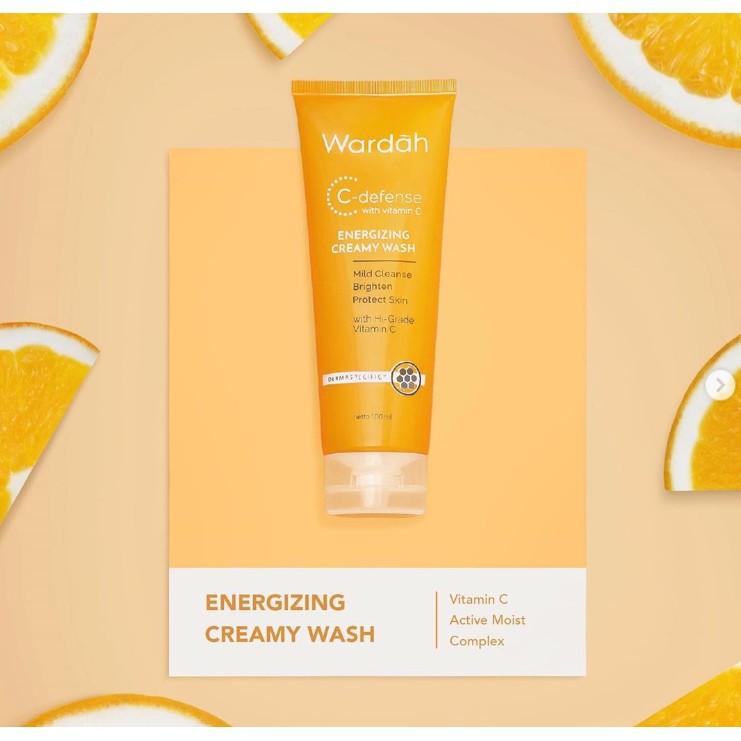 Wardah C Defense Energizing Creamy Wash