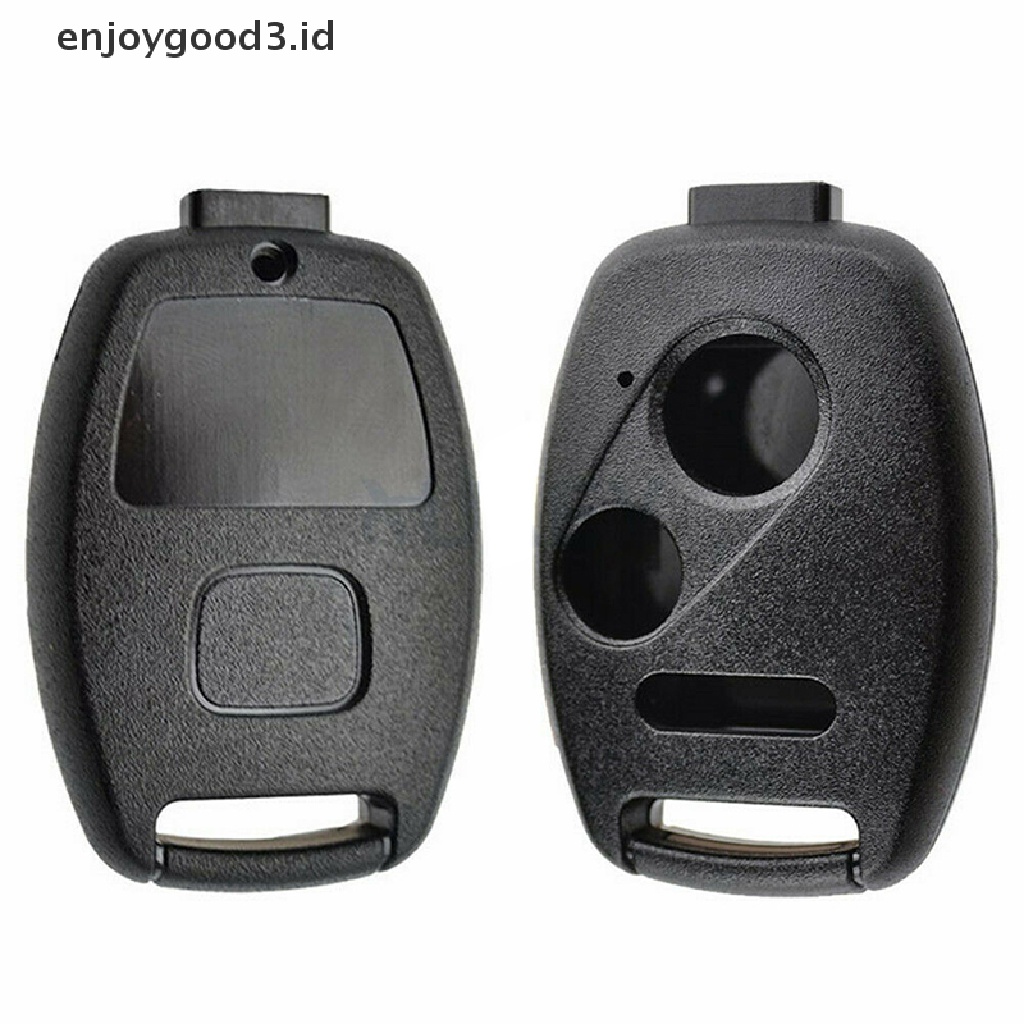 Rumah / Casing Kunci Remote Mobil 2 / 3 / 4 Tombol Plastik Warna Hitam Untuk Accord Civic Cr-V