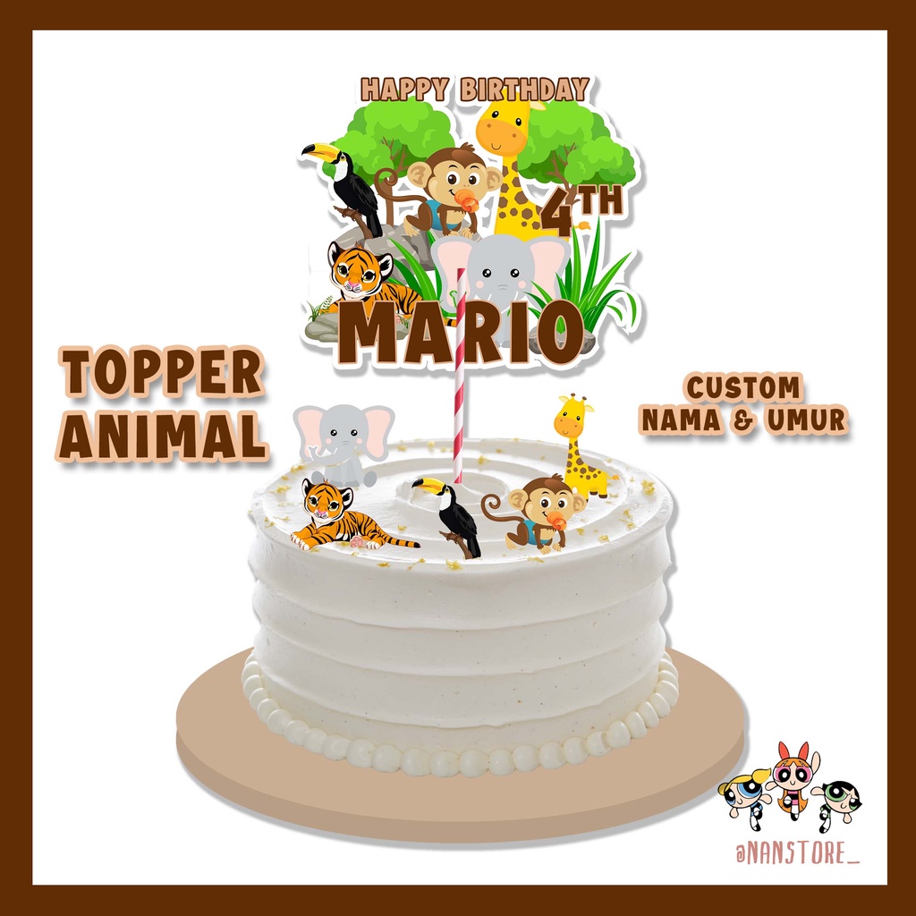Topper Cake Custom Animal