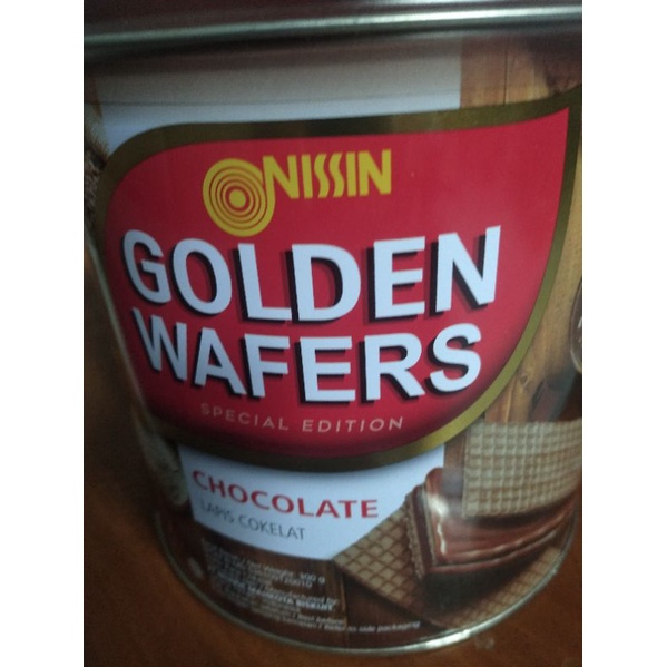 

Nissin golden wafer coklat kaleng 267 gram