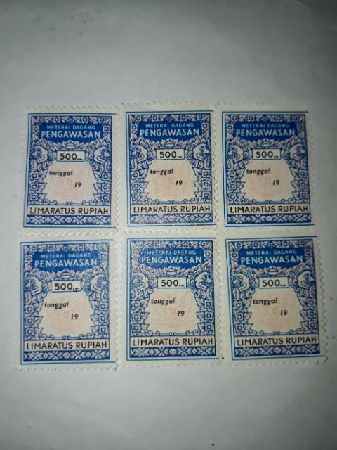 

MATERAI DAGANG PEBGAWASAN 500
