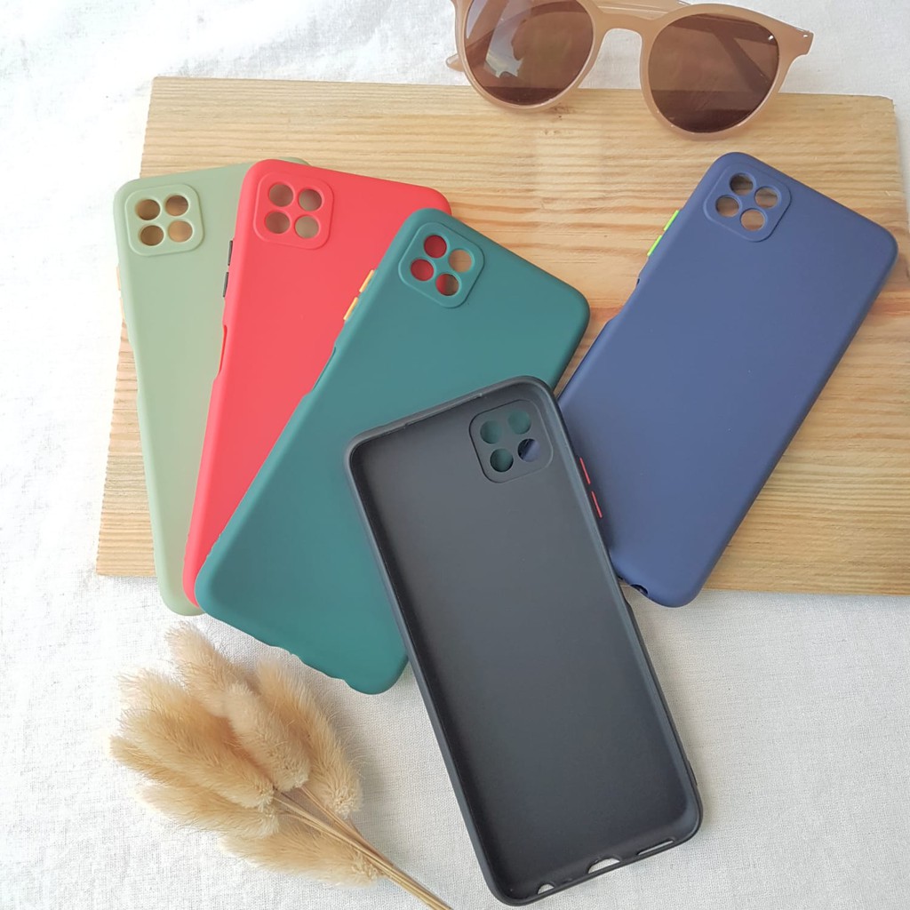 SOFTCASE SAMSUNG A03 A03 CORE A01 CORE A02 A10S A11 A12 A20S A21S A50 J2 PRIME J7 PRIME NOTE 20 SOFTCASE CLEAR BUTTON