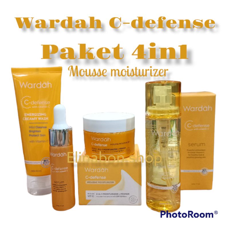 Wardah paket c-defence 4 in 1