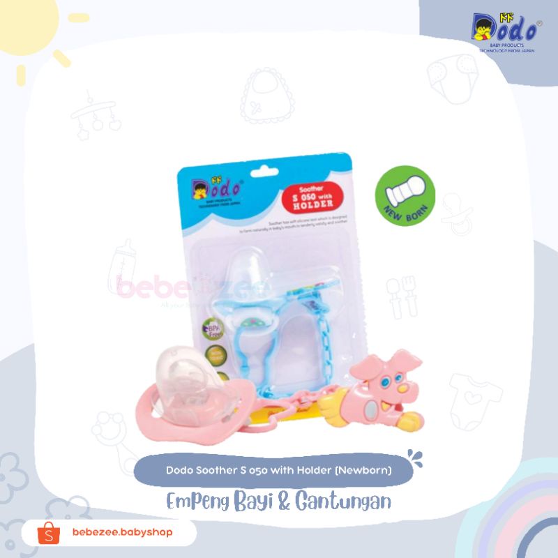 Dodo Soother SO51 SO52 Glow in the Dark/Pacifier Empeng-SO50 + Tali