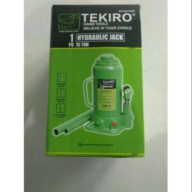 Dongkrak 15 ton TEKIRO dongkrak botol
