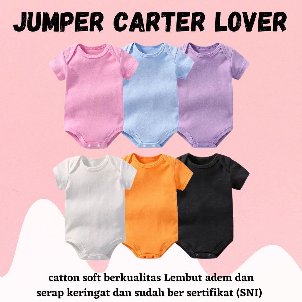 SUPER BIG SALE!!! Jumper Carter Lover POLOS (SNI) catton soft Warna