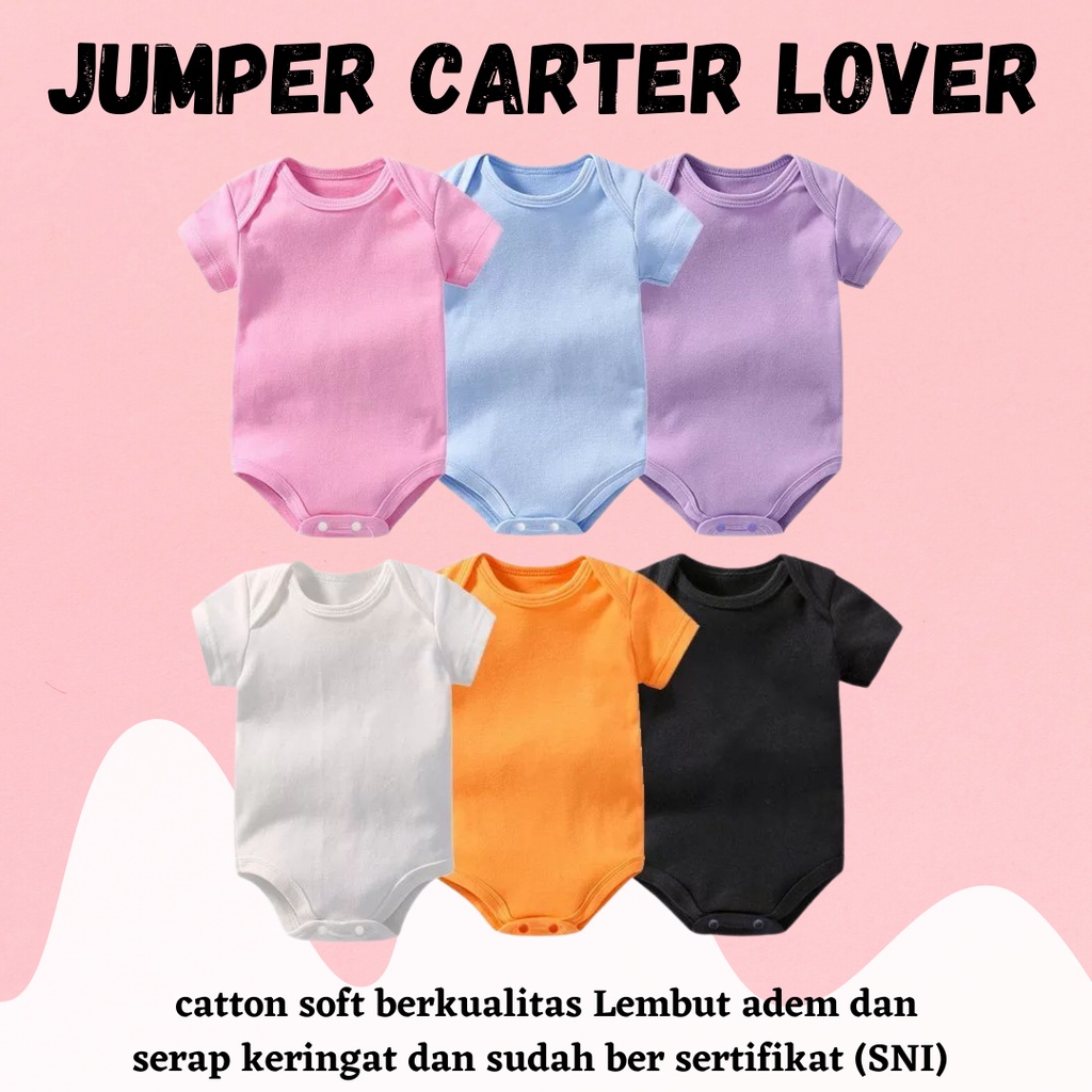 SUPER BIG SALE!!! Jumper Carter Lover POLOS (SNI) catton soft Warna