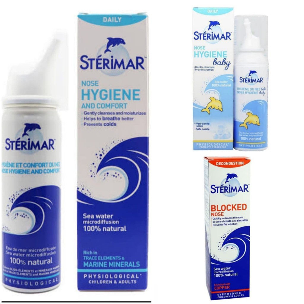 KHUSUS PULAU JAWA Sterimar nose hygiene baby nasal sterimar blocked nose