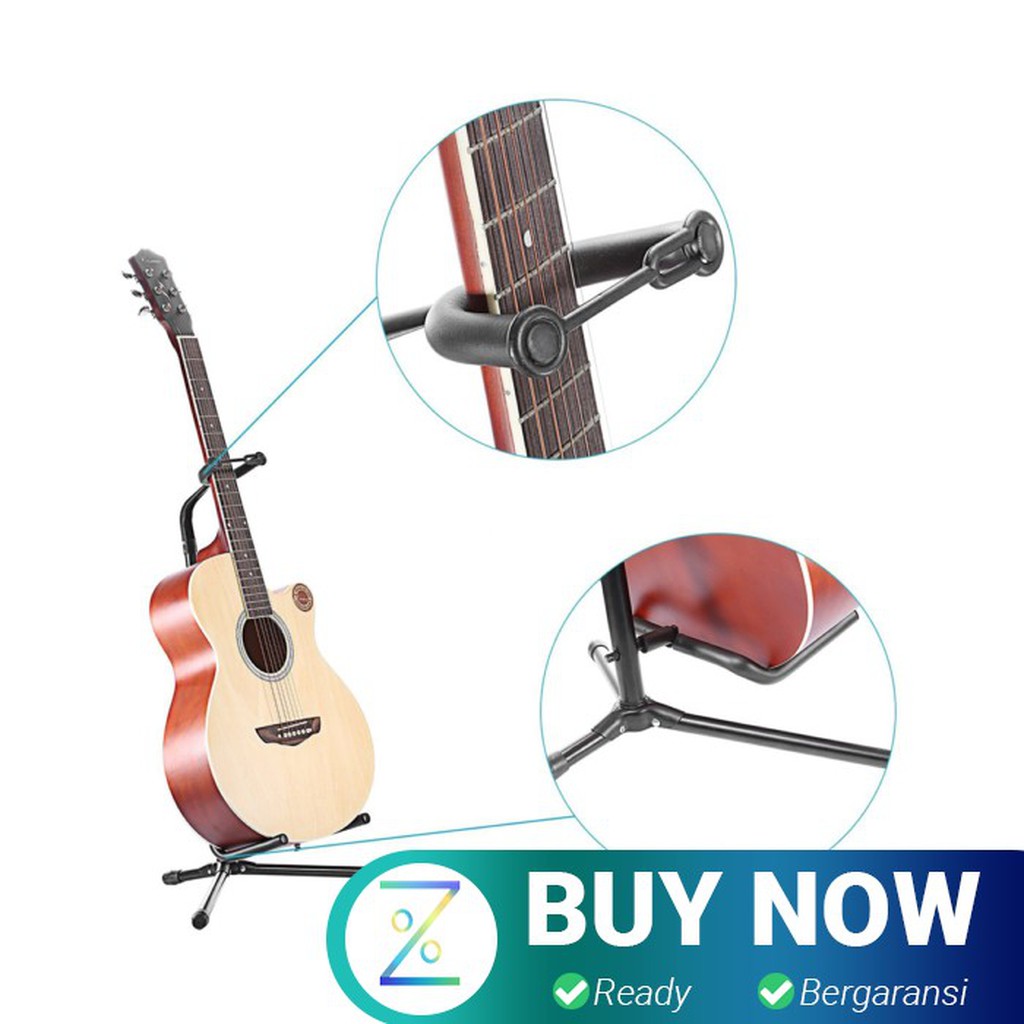 Stand Gitar Akustik - Listrik - HK00433 - Black