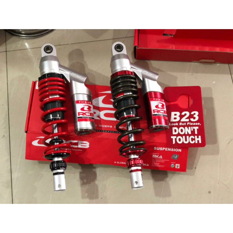Shock rcb sb5 matic singel vario 330mm tabung segitiga klik bawah ribon racingboy racing boy