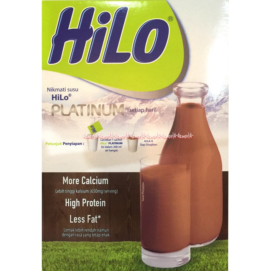 HILO Platinum Swiss Chocolate 420gr Coklat Susu Hilo Platinum Swis Chocolate Susu Tinggi Kalsium Hailo