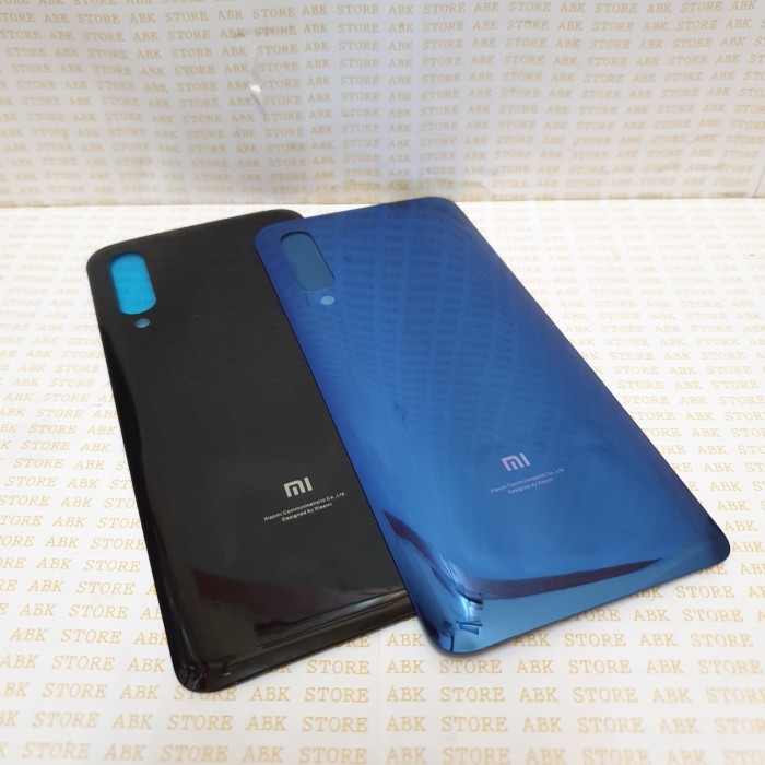 Backdoor Backover Tutup belakang Back Casing Xiaomi Mi 9 | Mi9 Original Kaca - Biru