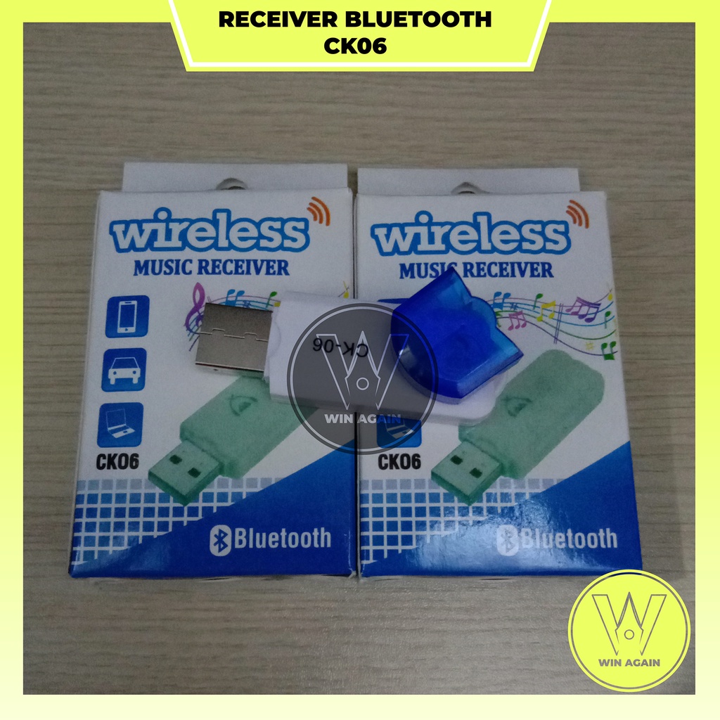 RECEIVER BLUETOOTH CK 06 TANPA KABEL AUX/ AUDIO RECEIVER BLUETOOTH USB