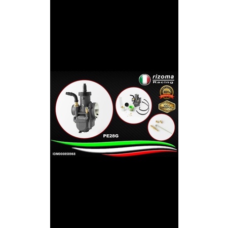 Karburator Rizoma Italy Original PE 28mm Original Setingan Easy , Karbu Rizoma Made In Italy