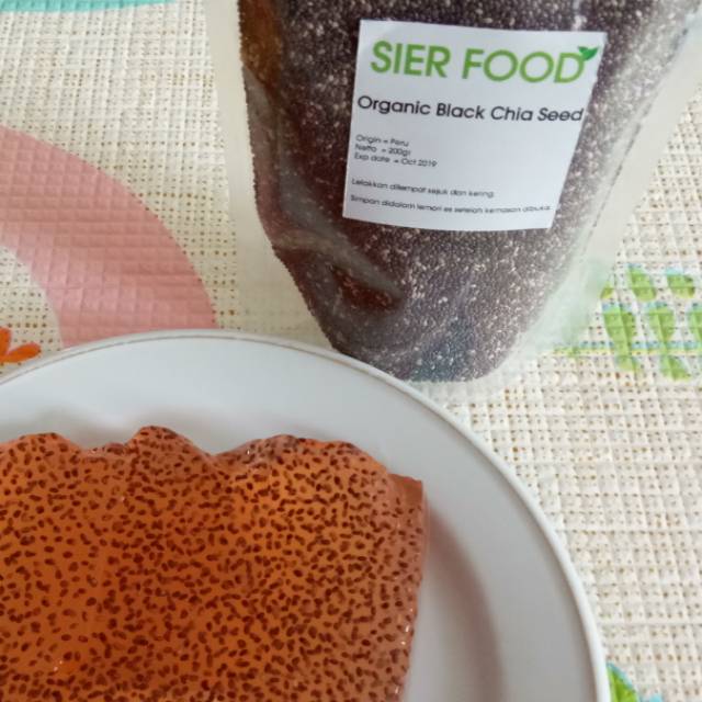 

Organic black chia seed 100% Murni