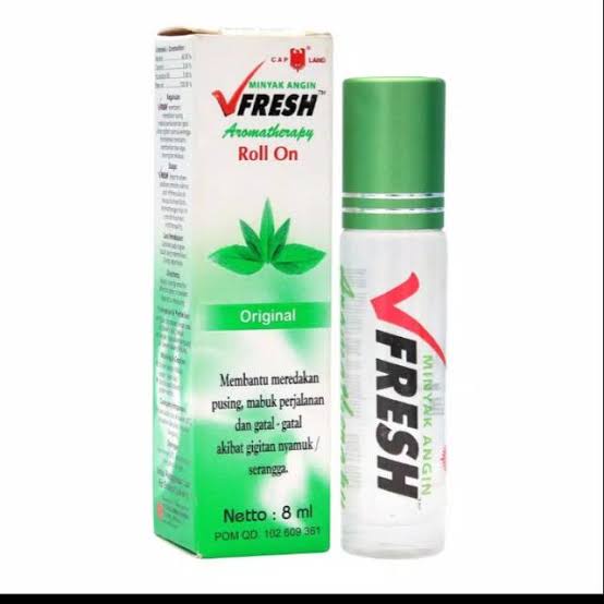 V FRESH Roll On Aromoterapy 8ML - Minyak Angin Aromaterapy