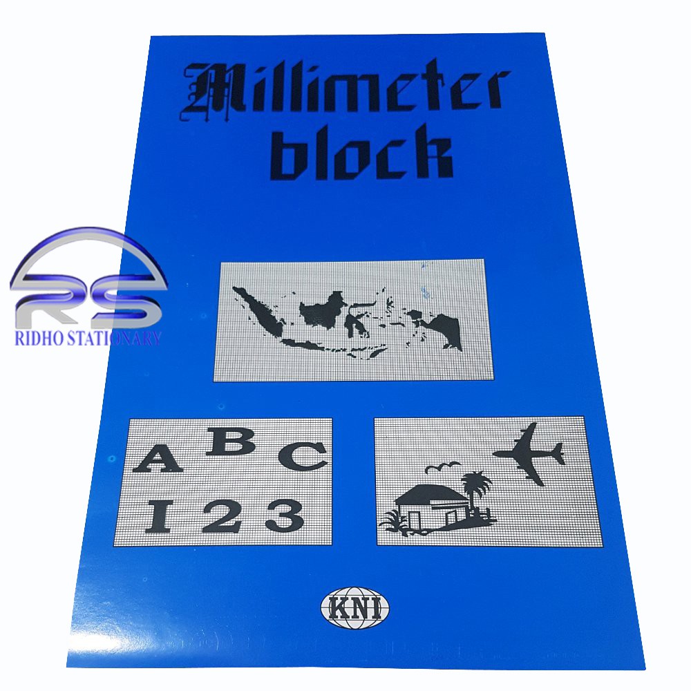 

Buku Milimeter Block ukuran F4/ Folio KNI