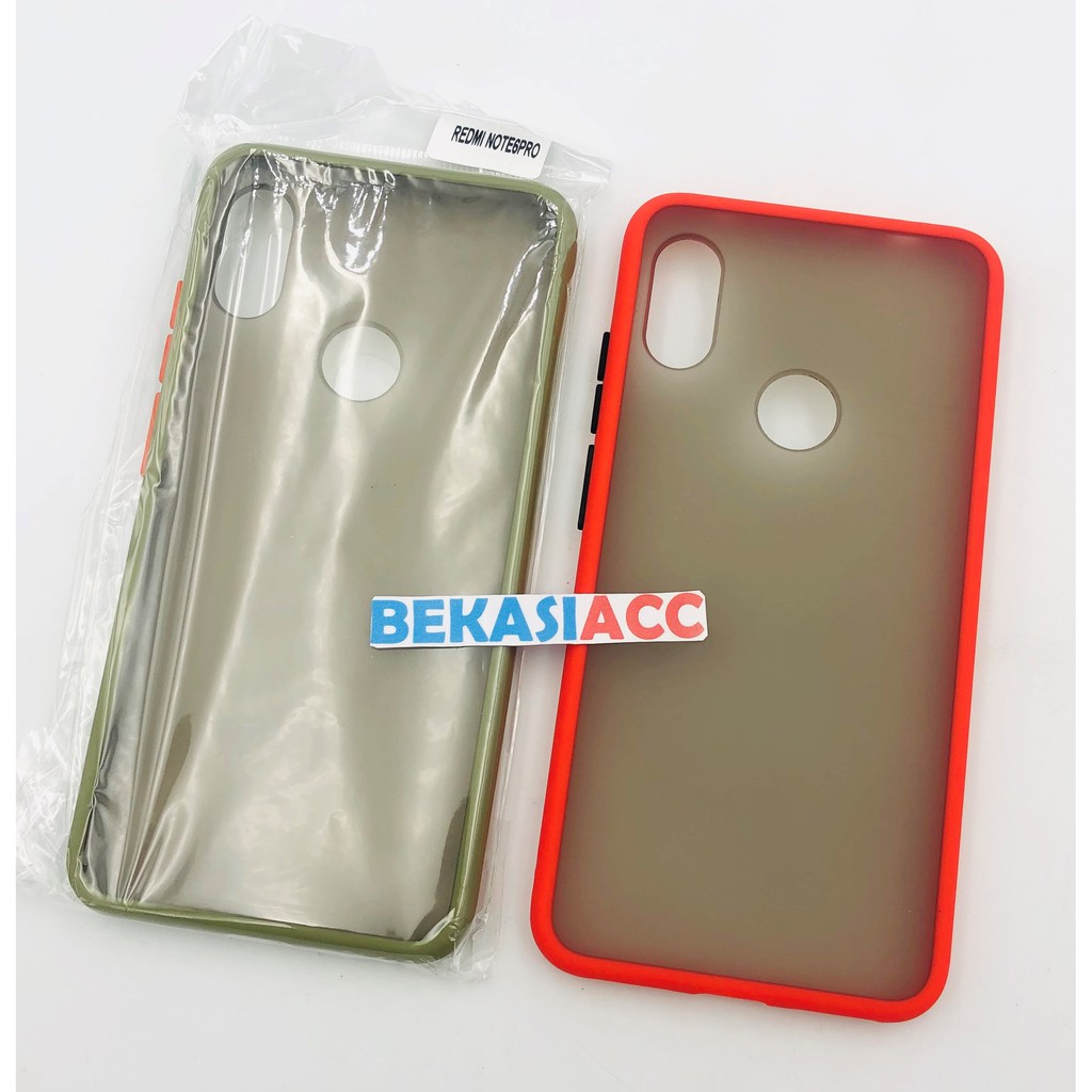 CASE XIAOMI REDMI NOTE 6 PRO / PC LIST COLOR CASE  REDMI NOTE 6 PRO