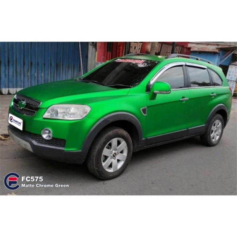 Sticker Fanchi FC575 Matt Chrome Green hijau Metallic Metalik Doff Premium Wrap