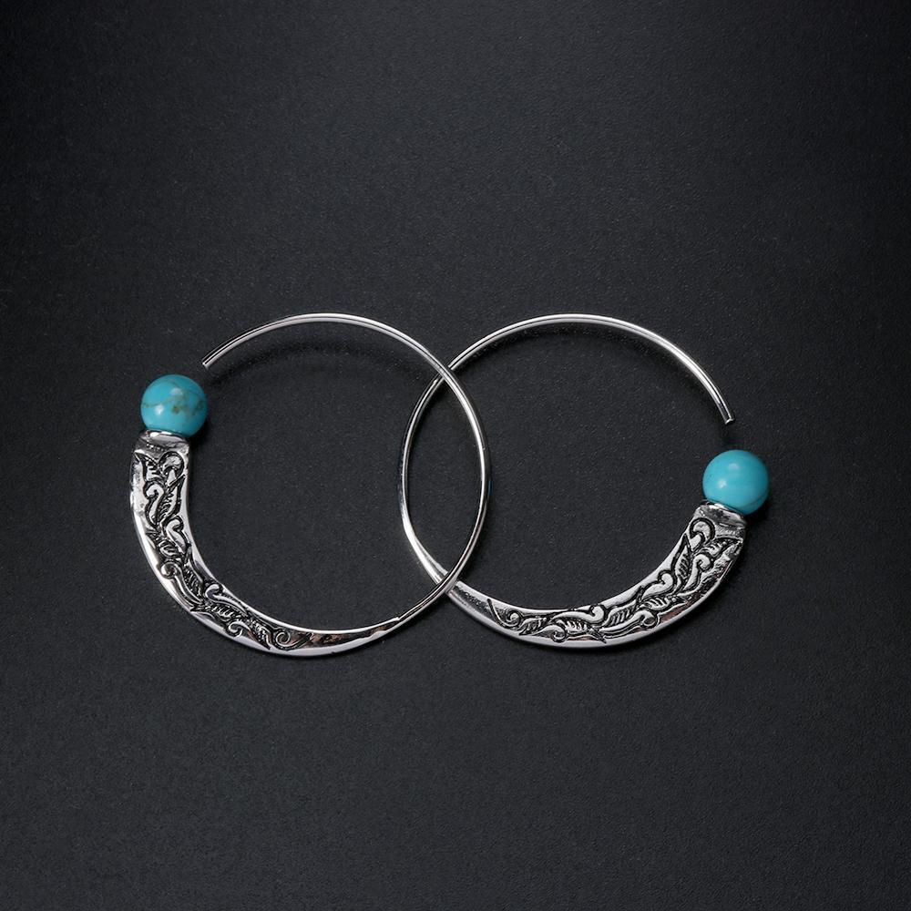 Preva Anting Hoop Earrings Bohemian Vintage Ear Stud Baru