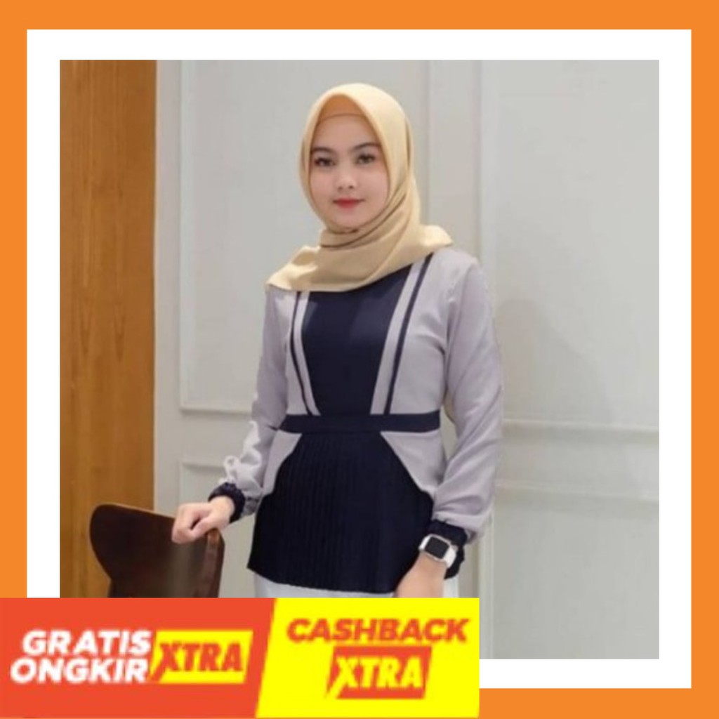 STYLE KOREA KEREN IMPORT MURAH ORIGINAL BISA COD / LAURINDA TUNIK