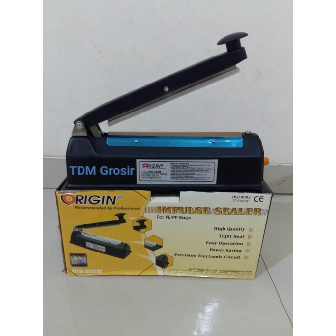 

[ varostore90 ] Hand Sealer Impulse Sealer Mesin Penyegel Plastik 20 CM Body Besi