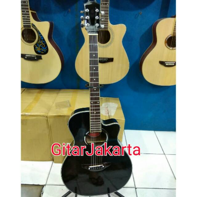 Gitar Akustik Elektrik Yamaha Tipe Apx-500ii Equalizer Eq-7545 Warna Hitam Senar String Jakarta