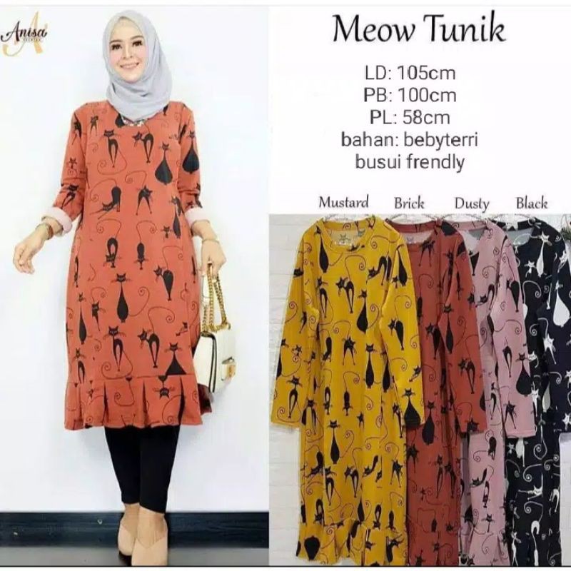 Tunik motif draka tunik