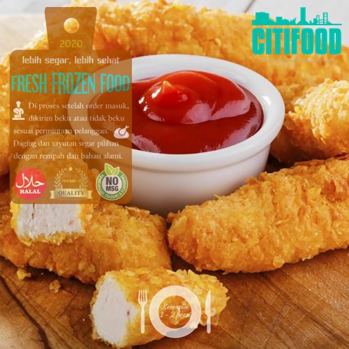 

Crispy Chicken Strips | Strip Ayam Krispi | Frozen