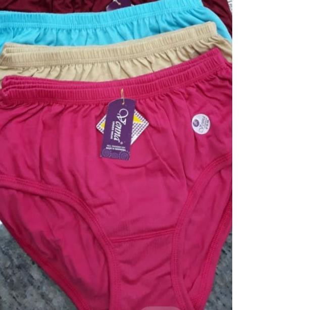 ✧ VENNA | CELANA DALAM WANITA KARET BESAR 1 LUSIN (CD VENNA) ➥