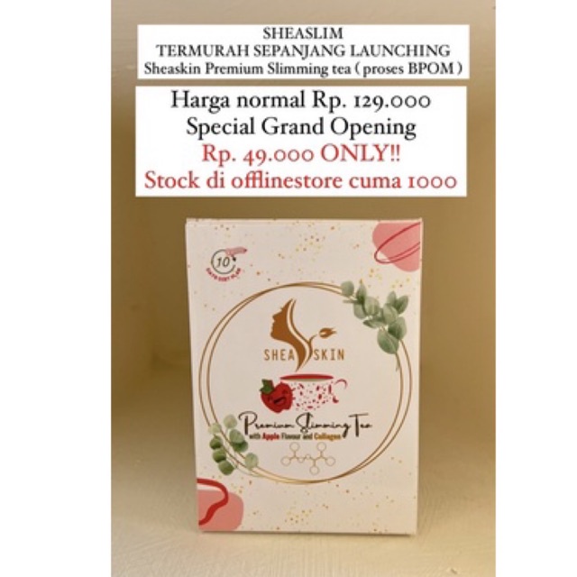 jastip Shea Slimming Tea Yourhijab.ind