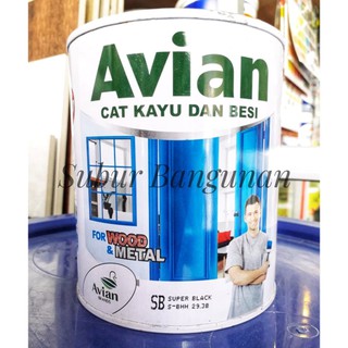 CAT KAYU DAN BESI AVIAN HIGH GLOSS ENAMEL 1 KG CAT CAT KAYU DAN BESI AVIAN HIGH GLOSS ENAMEL 1 KG CAT