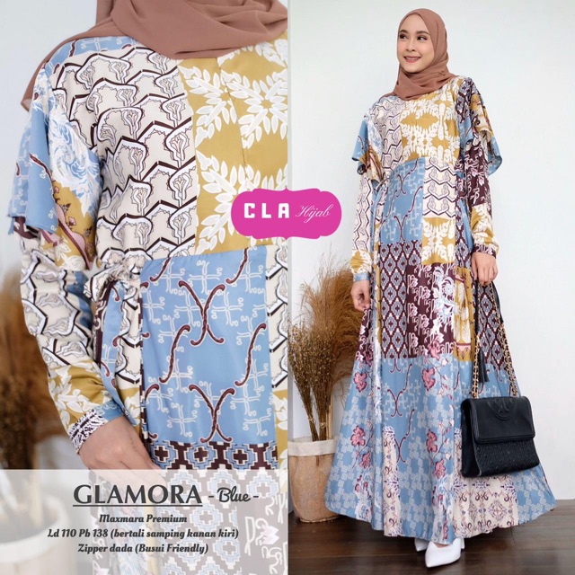 GLAMORA MAXI DRESS ORIGINAL CLA HIJAB