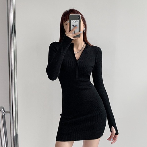 【MISSHONEY】Sexy Korean Bodycon Mini Dress 7317 (S/M/L)