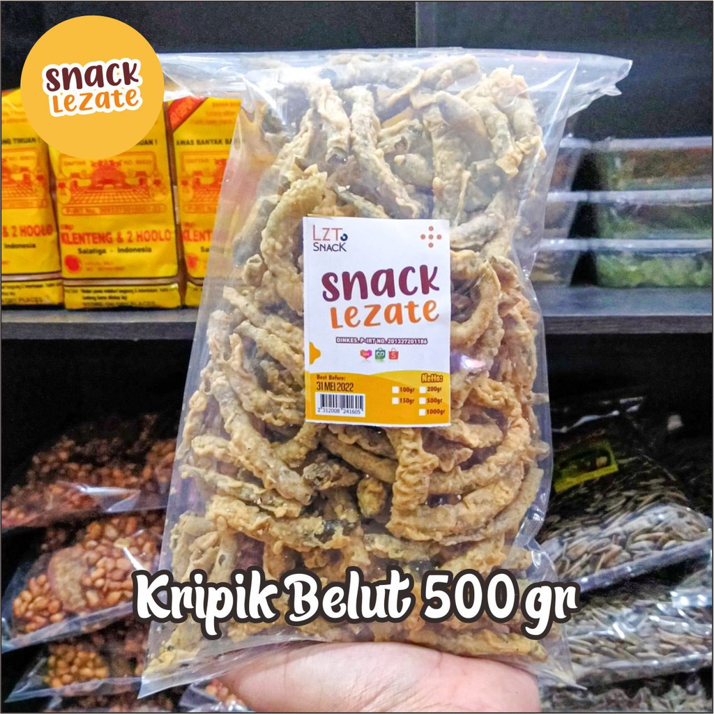 

Keripik Belut Kiloan 500gr Tepung Tipis / Kripik Belut Murah Enak / Belut Goreng Welut Crispy Lezate
