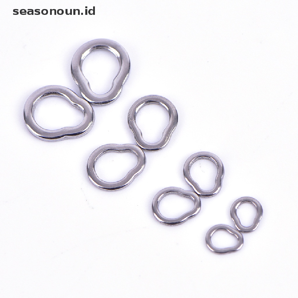 (seasonoun) 10pcs Kili-Kili Pancing Seamless Bahan Baja