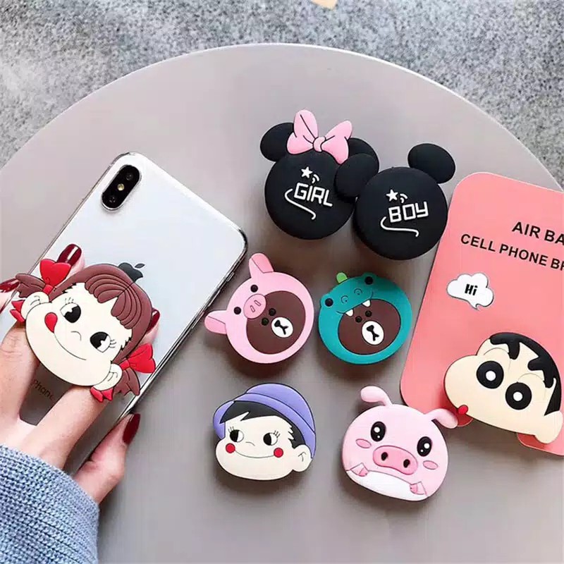 Popsocket Karakter Part 7 / Popsocket / Aksesories Handphone / Acc HP / Phone Holder / Popsocket 3D