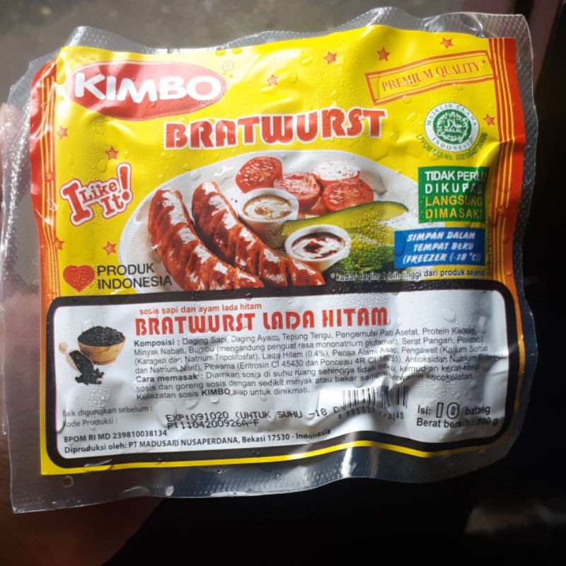

kimbo bratwurst lada hitam