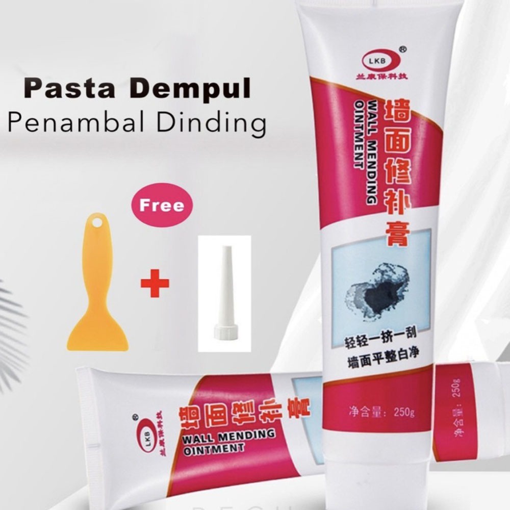 Pasta Dempul Krim Tambal Dinding Wall Repair Cream Instant Waterproof