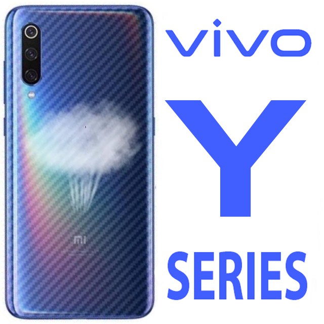 VIVO Y12 / Y15/Y17/Y19/Y21/Y51/Y53/Y65/Y69/Y71/Y81/Y83/Y91/Y95/Y91C/Y93  GARSKIN STICKER CARBON BACK