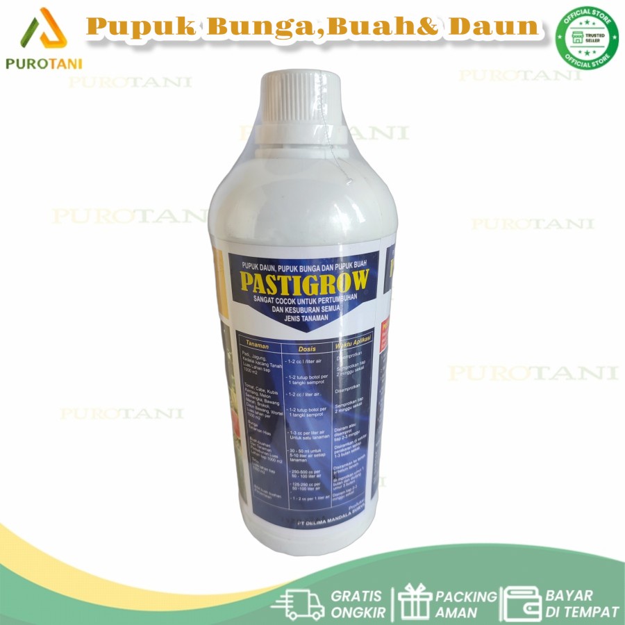 Pastigrow Pupuk lengkap Daun Bunga Buah 1Liter