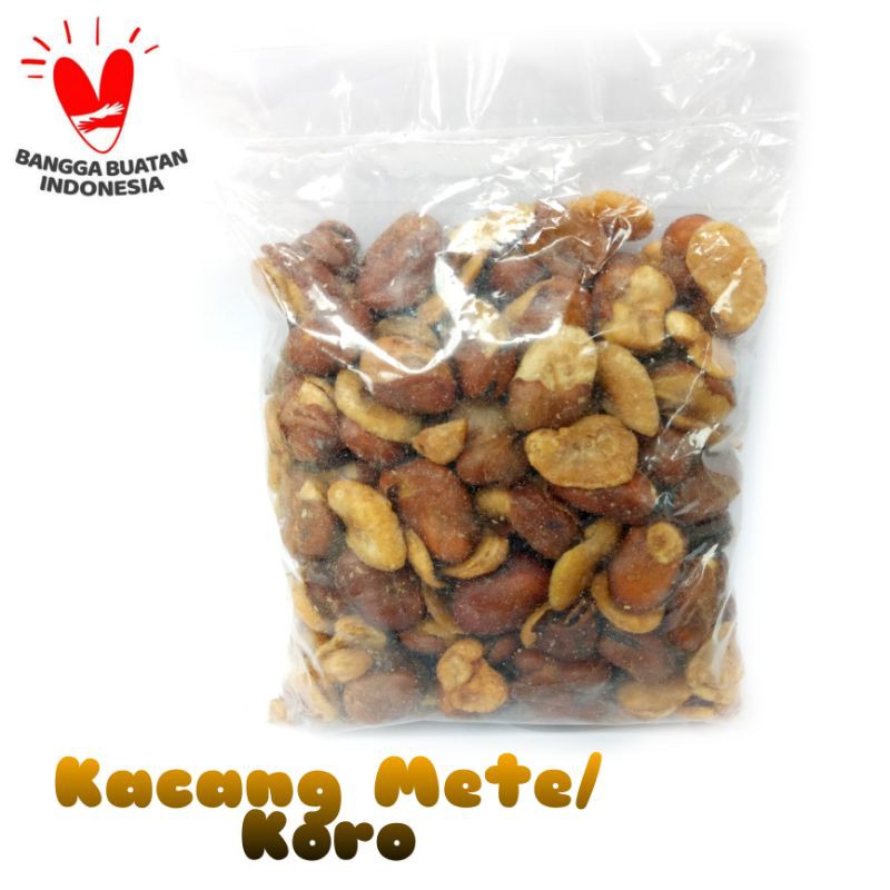 

Kacang Koro Kulit/Kacang Mete Asin Gurih 250 gram