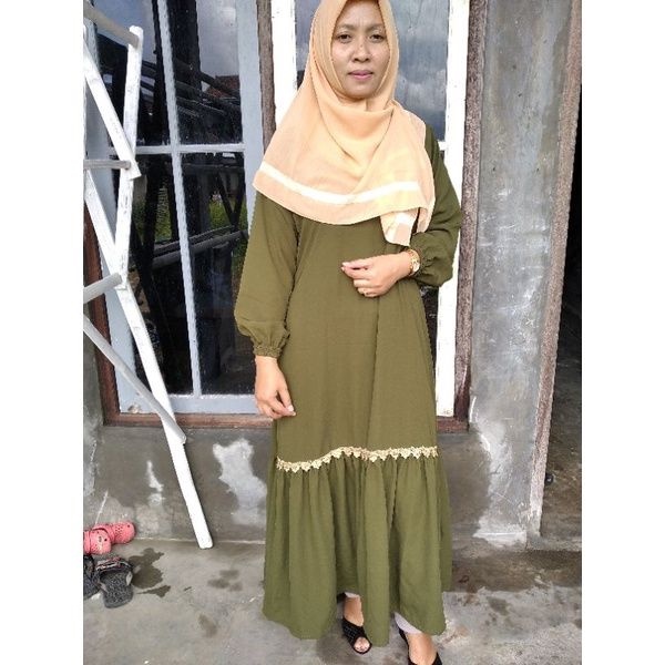 Abaya/Gamis bahan sultan fursan/furusyiah silk. Garansi uang kembali